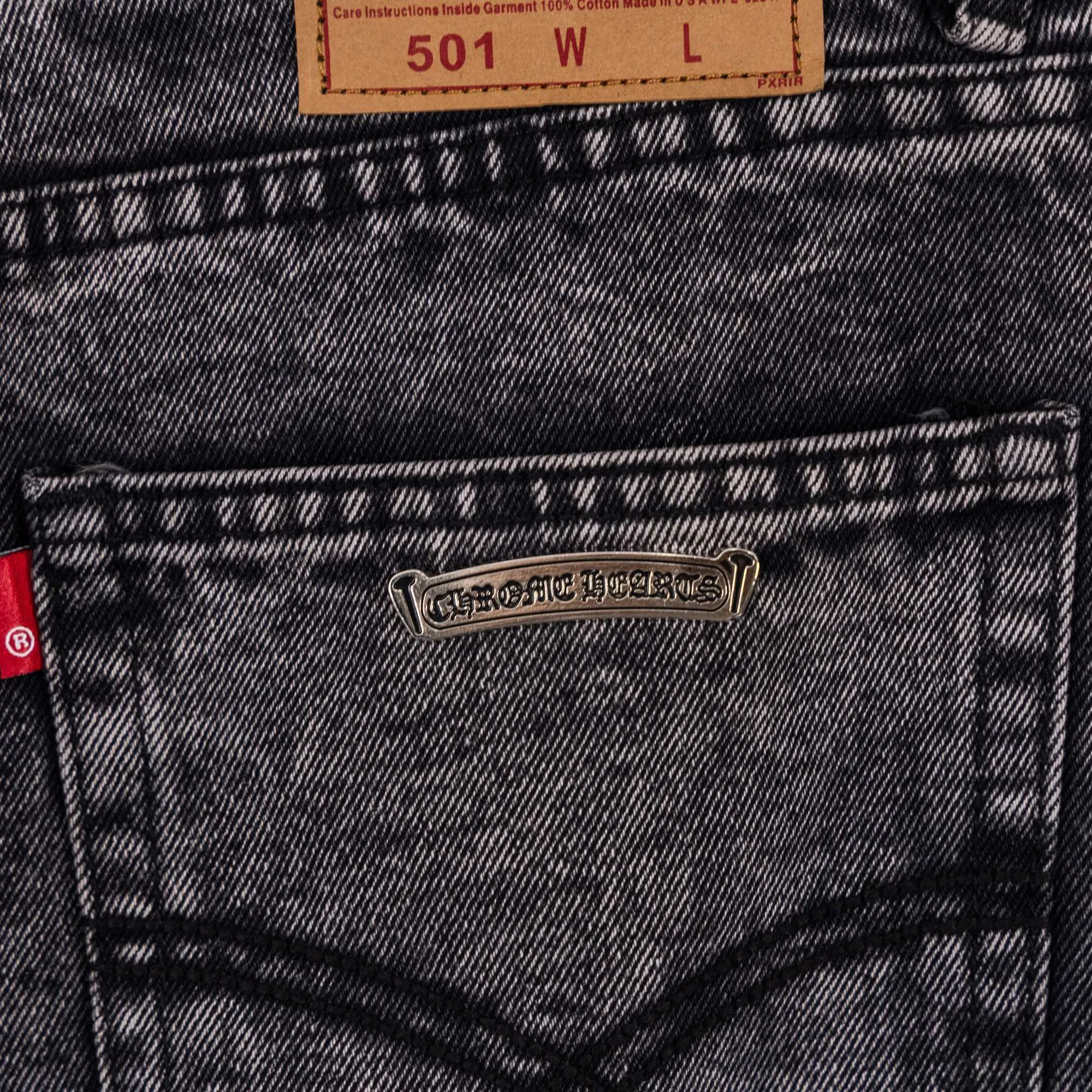 （ ） 155 vintage levis remake remake remake remake #CHROME HEARTS Same Style